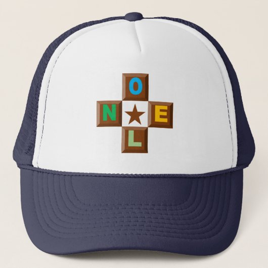 CASQUETTE TRUCKER NOEL CHOCOLAT ETOILE キャップ (正面)