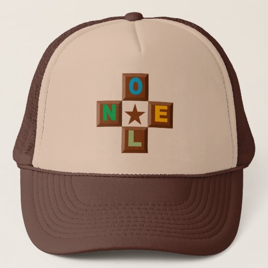 CASQUETTE  TRUCKER  NOEL  CHOCOLAT  ETOILE キャップ (正面)