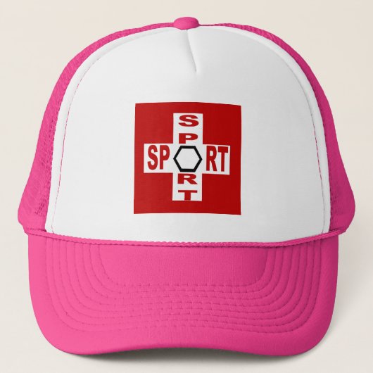 CASQUETTE TRUCKER SUISSE SPORT キャップ (正面)