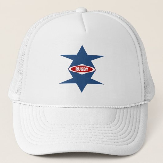 Casquette Tucker blanche US RUGBY キャップ (正面)