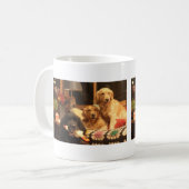 CassおよびGoldensママ コーヒーマグカップ (正面左)