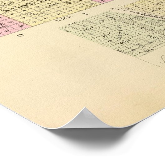 Cass County, Nebraska ポスター (角)