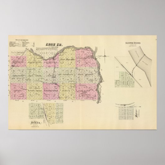 Cass County, Nebraska ポスター (正面)