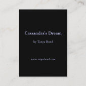 Cassandraの夢 名刺 (裏面)