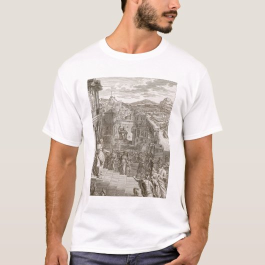Cassandraはトロイ人を彼らの運命予告し、あります Tシャツ (正面)