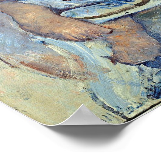 Cassatt – 子供を腕に座っている女性 ポスター (角)