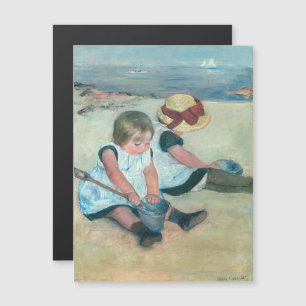 Cassatt – 子供遊のビーチ磁気カード