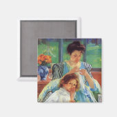 Cassatt：若い母親 マグネット (正面/裏面)