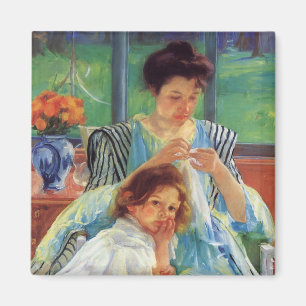 Cassatt:若い母親 マグネット