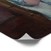 Cassatt - Girl Arranging Her Hair ポスター (角)