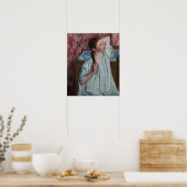 Cassatt - Girl Arranging Her Hair ポスター (キッチン)