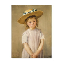 Cassatt's Child in Straw Hat – 甘いスマイル