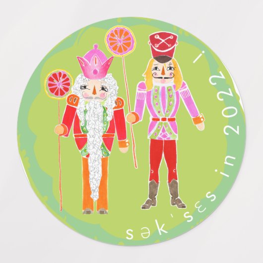 Casse-noisette amoureux du citron  ラベル (デザイン2)