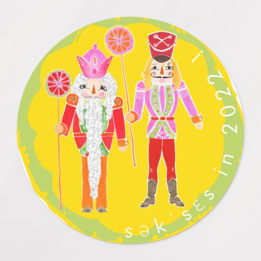 Casse-noisette amoureux du citron  ラベル (デザイン1)