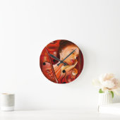 Casselopia -バイオリンの夢 ラウンド壁時計 (ホーム)