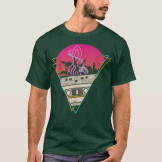 Cassette Synthwave Tropical 80s Vaporwave Music Tr Tシャツ