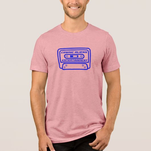 CASSETTE TAPE COSMIC ALIENS  トライブレンドＴシャツ (正面)