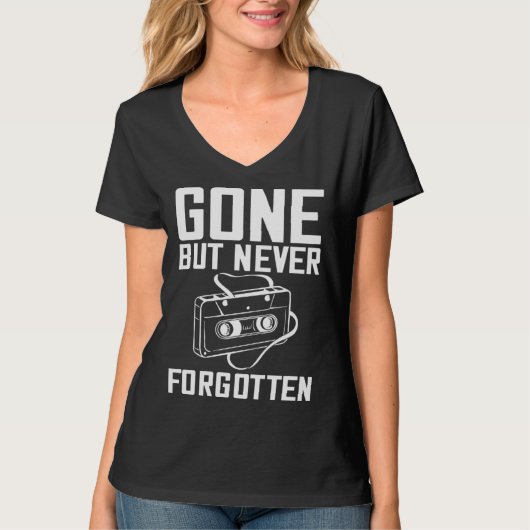 Cassette Tape Music Player Recorder Mix Audio Coll Tシャツ (正面)