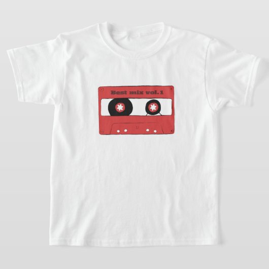 Cassette Tape T-Shirt Tシャツ (レイダウン)