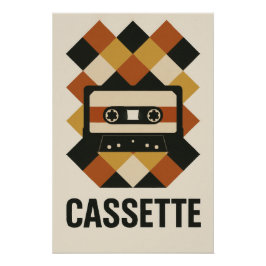 CASSETTE – Une explosion graphique de nostalgie ポスター