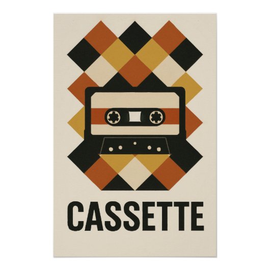 CASSETTE – Une explosion graphique de nostalgie ポスター (正面)