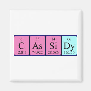 Cassidy周期表名磁石 マグネット