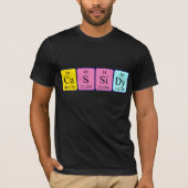 Cassidy期別テーブル名のシャツ Tシャツ (正面)