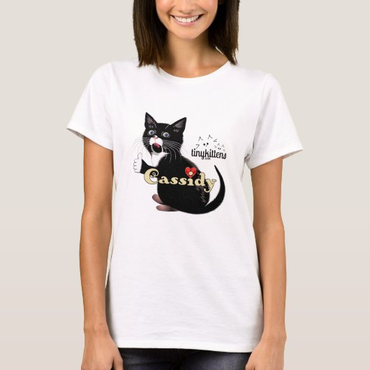 Cassidy TinyKittens Tシャツ (正面)