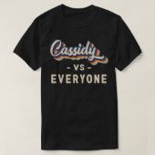 Cassidy vs Everyone Pullover  Tシャツ (デザイン正面)