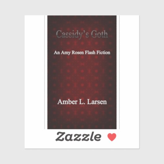 Cassidy's Goth Book Cover Sticker シール (シート)