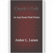Cassidy's Goth Book Cover Sticker シール (正面)