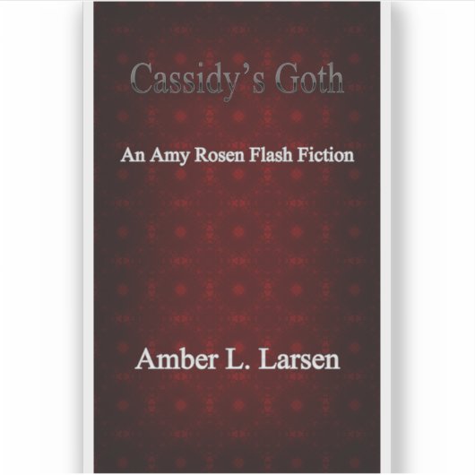 Cassidy's Goth Book Cover Sticker シール (正面)