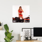 Cassie and the Z1 Print ポスター (ホームオフィス)