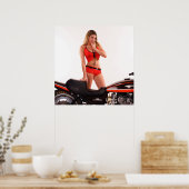 Cassie and the Z1 Print ポスター (キッチン)