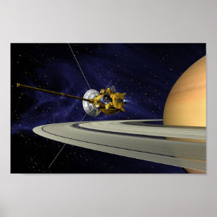 Cassini土星ポスター ポスター