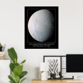 CassiniMission-Enceladusstripes_ca ポスター (ホームオフィス)