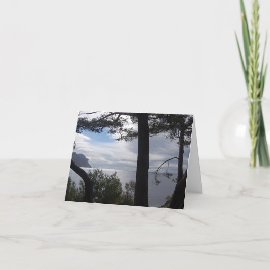 Cassis及びLes Calanques、フランス シーズンカード (正面)