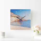 Cassis、Cap Lombard、Opus 196、Signac スクエア壁時計 (ホーム)