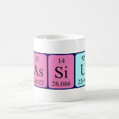 Cassius定期テーブル名mag コーヒーマグカップ (中央)