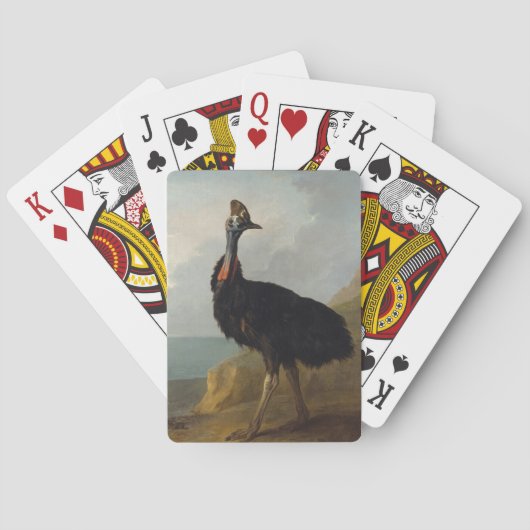 Cassohare （オーストラリアの鳥） （野生動物の芸術） トランプ (裏面)