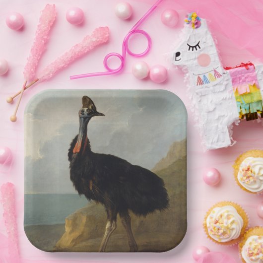 Cassohare （オーストラリアの鳥） （野生動物の芸術） ペーパープレート (パーティー)