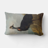 Cassohare （オーストラリアの鳥） （野生動物の芸術） ランバークッション (裏面)