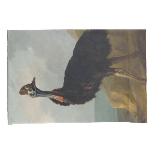 Cassohare （オーストラリアの鳥） （野生動物の芸術） 枕カバー (正面右)