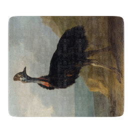 Cassowary (Australian Bird) (Wild Animal Art) カッティングボード