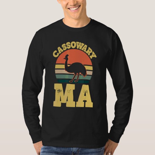 Cassowary Ma Cute Cassowary Family Party Tシャツ (正面)