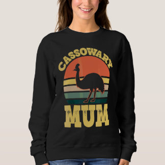 Cassowary Mum Cute Cassowary Family Party スウェットシャツ