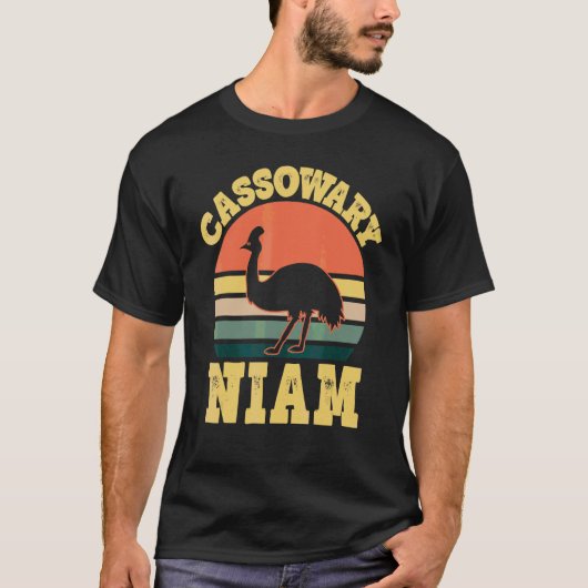 Cassowary Niam Cute Cassowary Family Party Hmong M Tシャツ (正面)