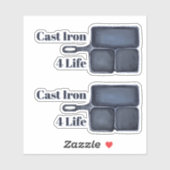 Cast Iron for Life Sticker シール (シート)