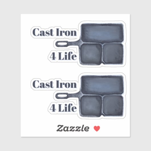 Cast Iron for Life Sticker シール (シート)