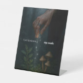 Cast Kindness Reap Wonder Uplifting Motivational 台座サイン (正面)